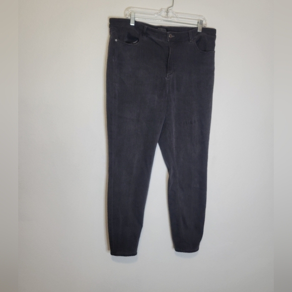 Talbots size 18 flawless five pocket grey denim leggings - Picture 1 of 7